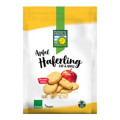 Bio Apfel-Haferling 125g - 6er Vorteilspack von Bohlsener Mühle