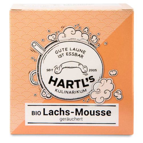 Bio Lachs-Mousse geräuchert 100g - Fertiggericht von Hartls Kulinarikum