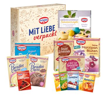 Dr. Oetker Rezept-Set "Mit Liebe verpackt -Einfache & schnelle Sommerrezepte"