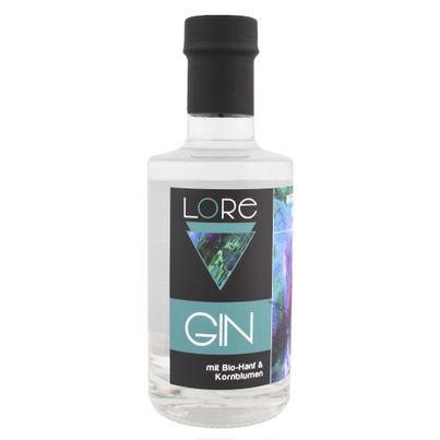 LoRe Gin mit Hanf und Kornblumen 200ml