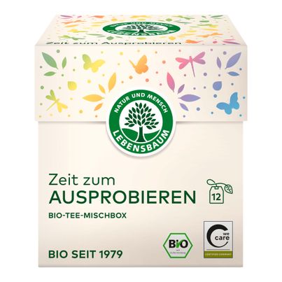 Zeit zum AUSPROBIEREN Tee-Mischbox 22g - Kräutertee von Lebensbaum