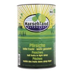 Bio Pfirsiche halb 4250ml von Marschland
