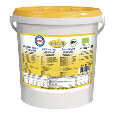 Bio Dunkle Sauce Granulat 3000g von Erntesegen
