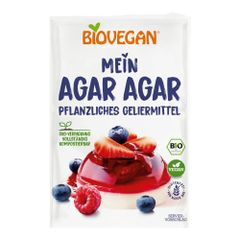 Bio Agar Agar Geliermittel 30g - 15er Vorteilspack von Biovegan