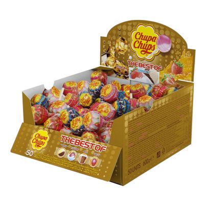 Fruit Lolly The Best of 50 pieces - value pack of 50 from Chupa Chups
