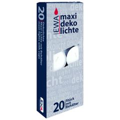 Teelichte Maxi/Jumbo 20Stück von Jeka