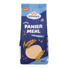 Bio Dinkel Paniermehl ohne Zucker 300g - 6er Vorteilspack von Sommer