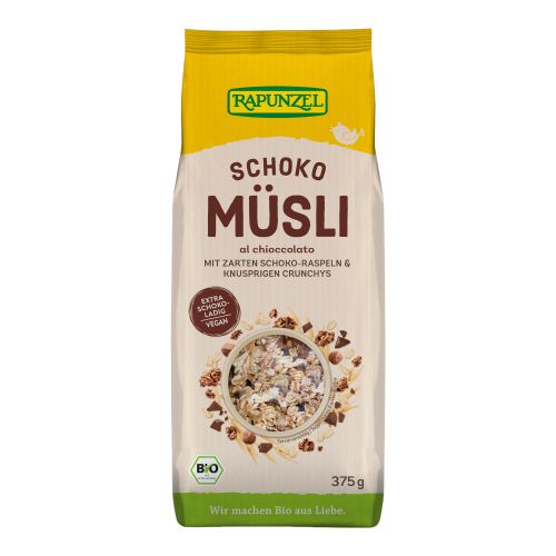 Bio Schoko Müsli 375g - 6er Vorteilspack von Rapunzel Naturkost