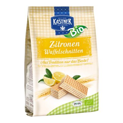 Bio Zitronen Waffeln 175g - 6er Vorteilspack von Kastner Franz