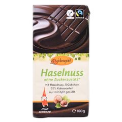Bio Haselnuss Schokolade 55% 100g - 12er Vorteilspack von Birkengold