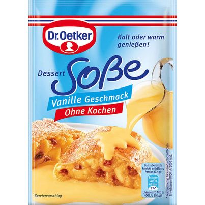 Dr. Oetker Soße ohne Kochen Vanille-Geschmack 39g