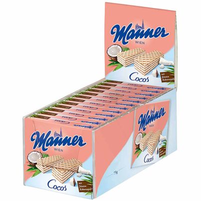 Manner Cocos Schnitten 12er Box - 900g