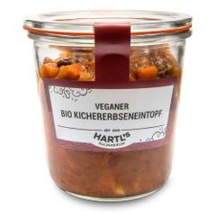 Bio Veganer Kichererbseneintopf 460g - Fertiggericht von Hartls Kulinarikum