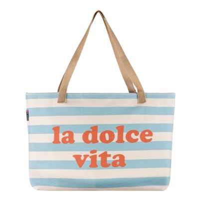 Shopper Tasche La dolce vita Farbe Jade 65x40cm von David Fussenegger