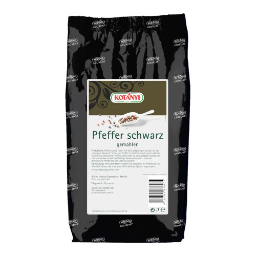 Pfeffer schwarz gemahlen 1000g von Kotanyi