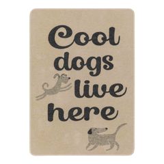 Haustierdecke cool dogs... 70 x 90 cm - Natur - GRS zertifiziert - von David Fussenegger
