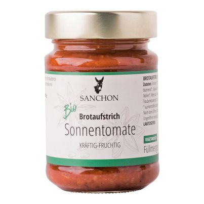Bio Sonnentomate Brotaufstrich 190g - 6er Vorteilspack von Sanchon
