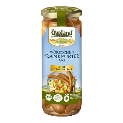 Bio Würstchen Frankfurter Art 540g - 12er Vorteilspack von Ökoland