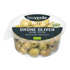 Bio Oliven Grün ohne Stein 150g - 4er Vorteilspack von Bioverde
