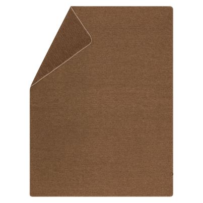 Wolldecke falsches Uni Farbe Braun 160x200cm von David Fussenegger