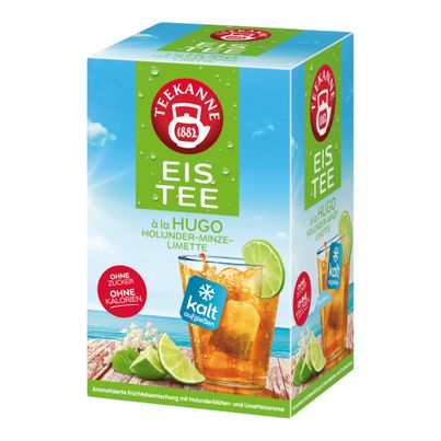 Iced tea Hugo 18 bags from teapot