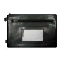 Banktasche schwarz Kunstleder 1Stück von Kadro