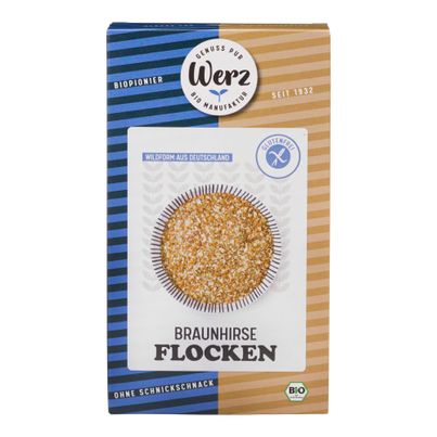Bio Braunhirseflocken 250g - 6er Vorteilspack von Werz