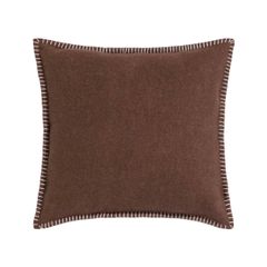 Kissenhülle Uni 50 x 50 cm - Mahagoni - GRS zertifiziert - von David Fussenegger
