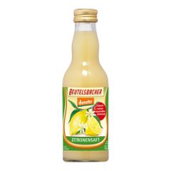Bio Zitronensaft MW 200ml - 12er Vorteilspack von Beutelsbacher