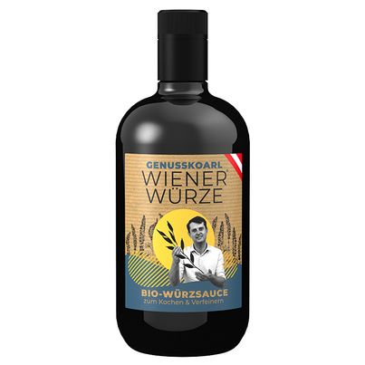 Organic seasoning sauce Wiener Würze – savory – salty – balanced umami flavor – vegan seasoning sauce from GenusskoarlOrganic seasoning sauce Wiener Würze 750ml - savory - salty - balanced umami flavor - vegan seasoning sauce from Genusskoarl