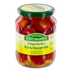 Kirschpaprika feurig-scharf 600g von Feinkost Dittmann