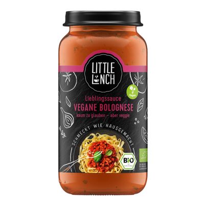 Bio Vegane Bolognese 250g - 6er Vorteilspack - Sauce von Little Lunch