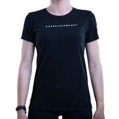 Dunkelschwarz Damen T-Shirt W-1 LOGO black