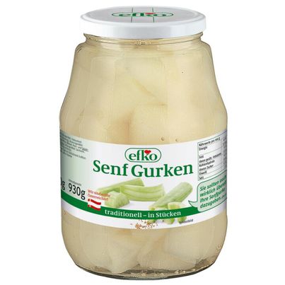 efko Senfgurken in Stücken 1700ml