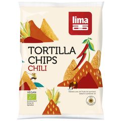 Bio Tortilla Chips Chili 90g - 12er Vorteilspack von Lima