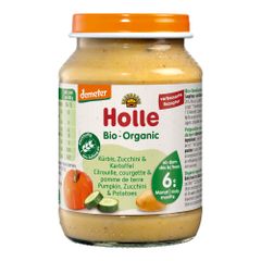 Organic baby jars pumpkin zucchini & potato 190g - value pack of 6 from Holle