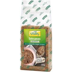 Vitality flaxseed coarsely ground brown 330g