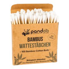 Bio Bambus Wattestäbchen 100 Stk. 1Packung von Pandoo
