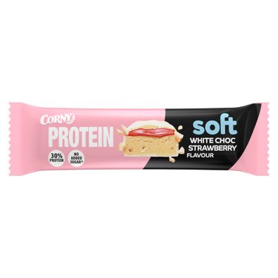 Corny Protein Riegel Soft Strawberry White Choc 45g 12 Stück