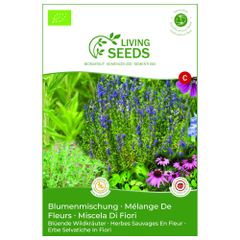 Bio Blumenmischung Wildblumen-Mix 4.85g Saatgut von Living Seeds