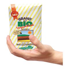 Bio Weizen-Mehl univ.T480 mit Keim 1000g - 10er Vorteilspack von Dyk-Mühle