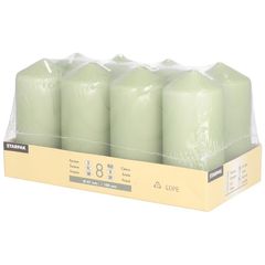 Stumpen jadegrün 47x100mm 8Stück von Papstar