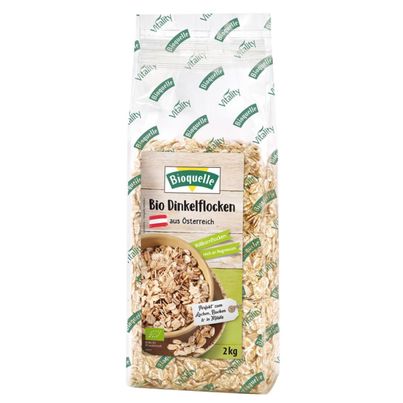 Organic spelt flakes 2000g from Bioquelle