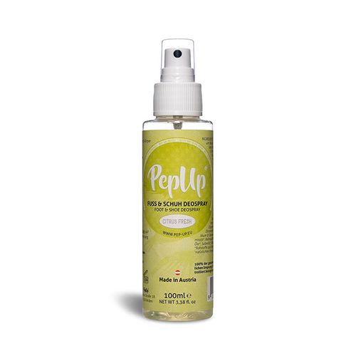 PepUp Fuß und Schuh Deospray Citrus Fresh mit Bio-Orangenöl 100ml