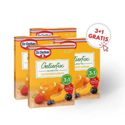 Dr. Oetker Set Einkochen Gelierfix 3:1 - 3+1 Set