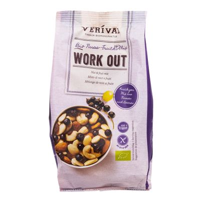 Bio Nuss Frucht Mix Work Out 150g - 6er Vorteilspack von Verival