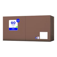 Servietten chestn. 3lg 33x33 250ct von Duni