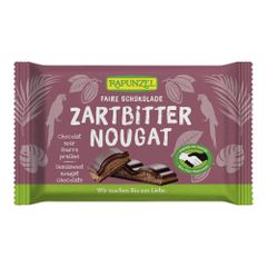 Bio Zartbitter Nougat Schoko  100g - 12er Vorteilspack von Rapunzel Naturkost
