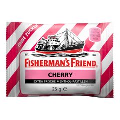 Cherry Menthol zuckerfrei 2419000000000100g - 24er Vorteilspack von Fishermans Friend