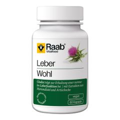 Bio Leberwohl Kapseln 60 Stück 33g - 4er Vorteilspack von Raab Vitalfood